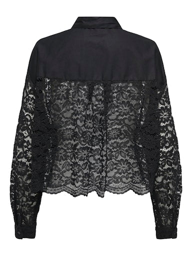 Blouses lange mouw zwart ONLY