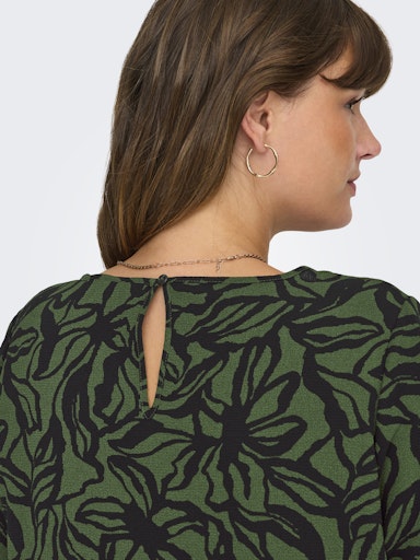 Blouses korte mouw groen ONLY Carmakoma