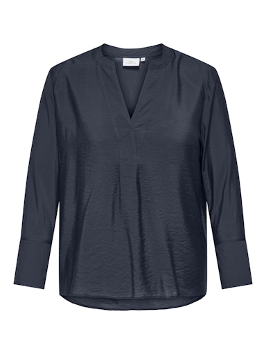 Blouses lange mouw blauw ONLY Carmakoma