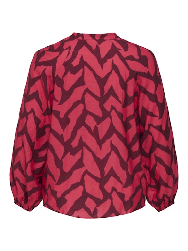 Blouses lange mouw rood ONLY Carmakoma