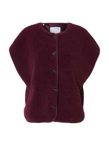 Bodywarmers bordeaux Selected FEMME