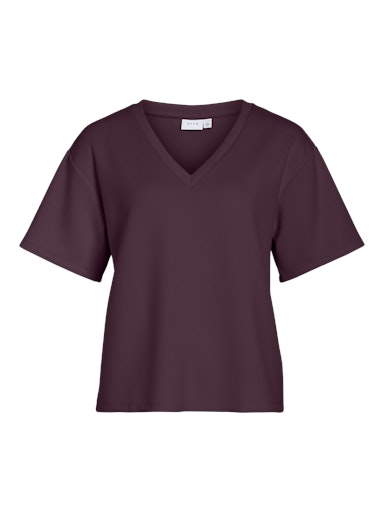 T-shirts korte mouw bordeaux VILA