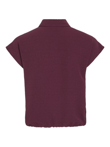 Blouses korte mouw bordeaux VILA