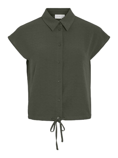 Blouses korte mouw blauw VILA