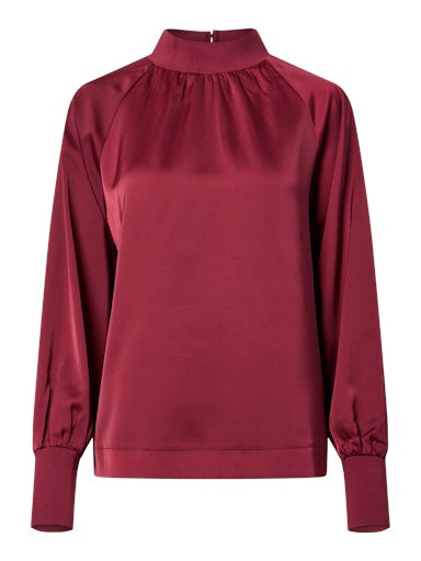 Blouses lange mouw rood Y.A.S