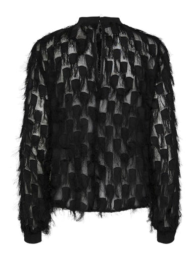 Blouses lange mouw zwart Y.A.S