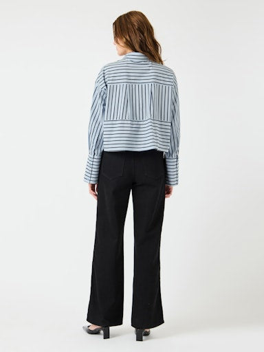Blouses lange mouw blauw Y.A.S
