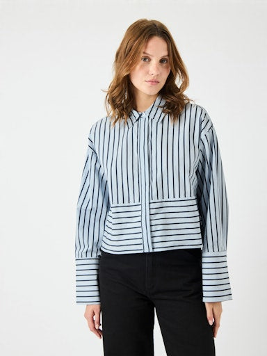 Blouses lange mouw blauw Y.A.S