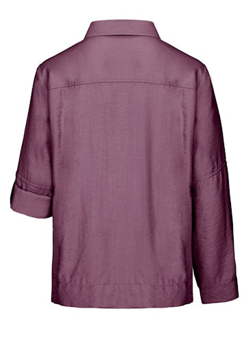 Blouses lange mouw paars Bianca