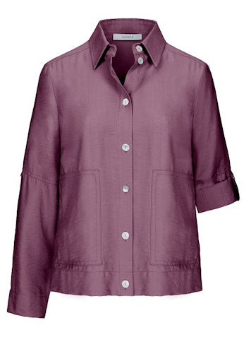 Blouses lange mouw paars Bianca