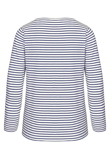 T-shirts lange mouw blauw Bianca