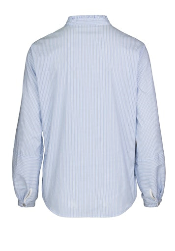 Blouses lange mouw blauw Bianca