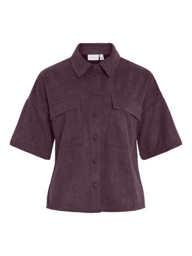 Blouses korte mouw bordeaux VILA
