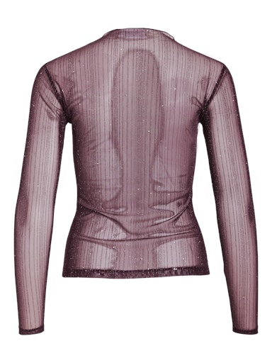 T-shirts lange mouw bordeaux VILA