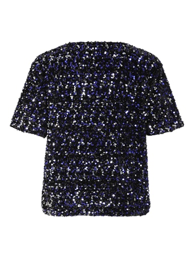 Blouses korte mouw navy VILA