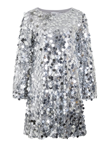 Jurken lange mouw grijs VILA