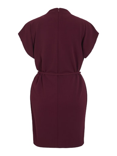 Jurken korte mouw bordeaux VILA