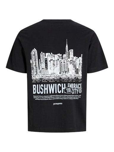 T-shirts korte mouw zwart JACK & JONES JUNIOR