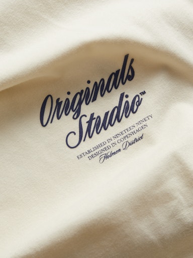 T-shirts korte mouw beige JACK & JONES JUNIOR