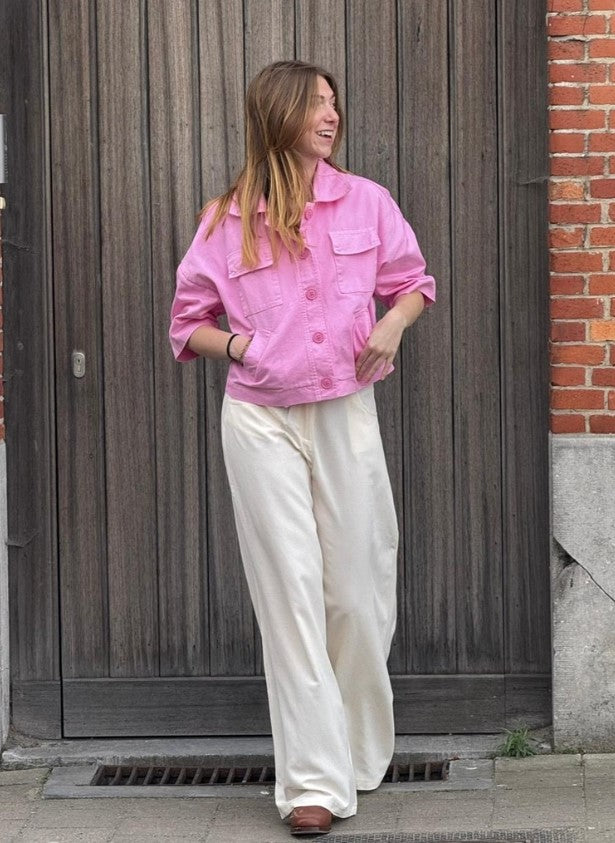 Jassen roze BLACK ROSE