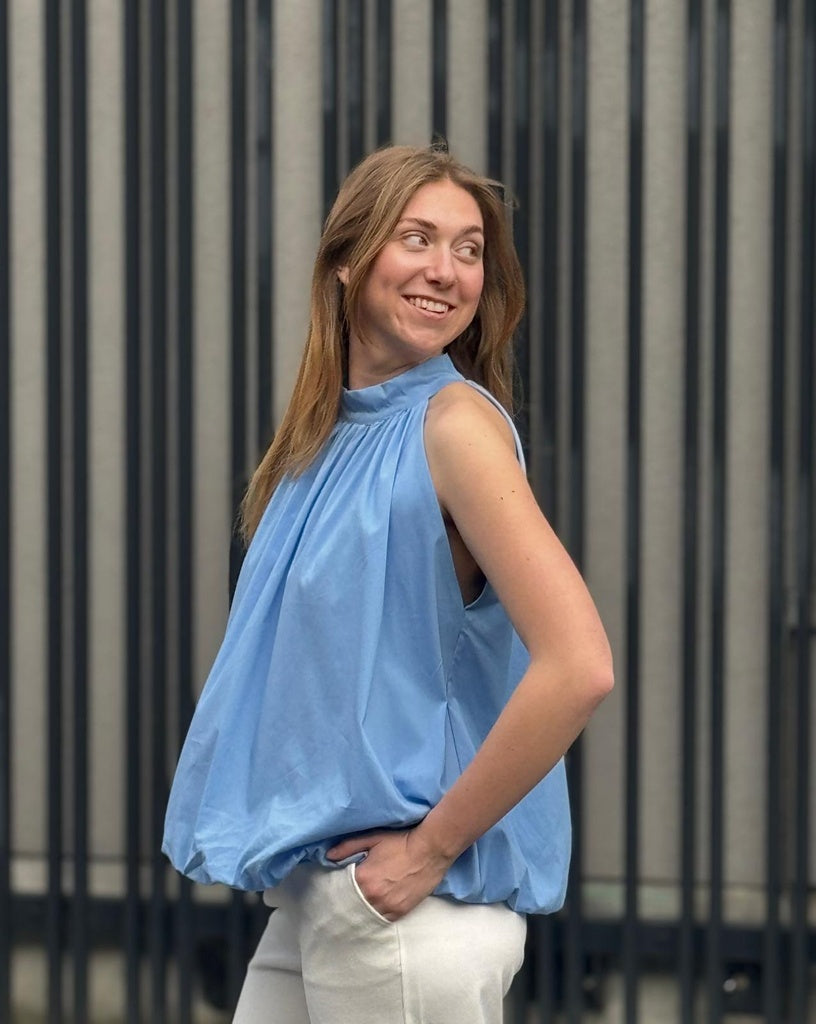 Tops blauw BLACK ROSE