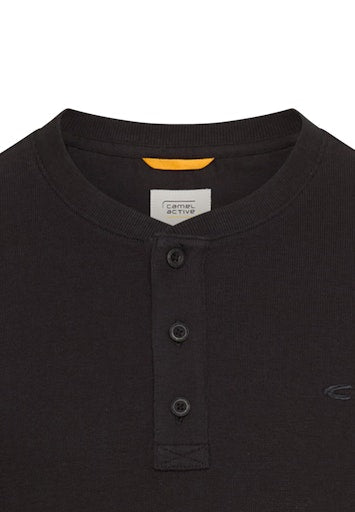 Polo's lange mouw grijs Camel active
