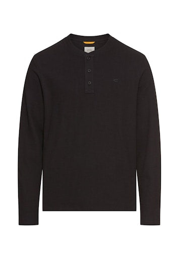 Polo's lange mouw grijs Camel active