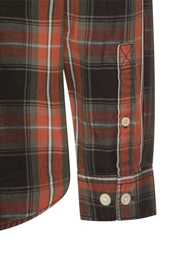 Hemden lange mouw rood Camel active