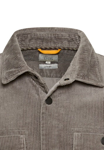 Hemden lange mouw grijs Camel active