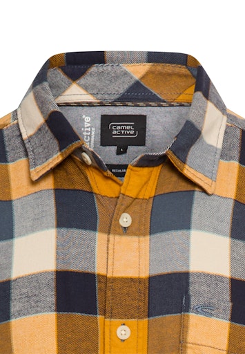 Hemden lange mouw oranje Camel active