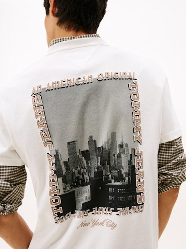 T-shirts korte mouw beige Tommy Jeans