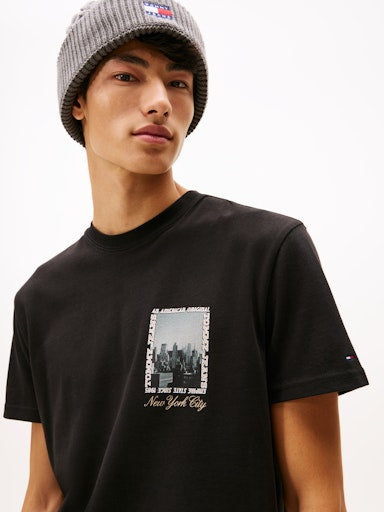 T-shirts korte mouw zwart Tommy Jeans