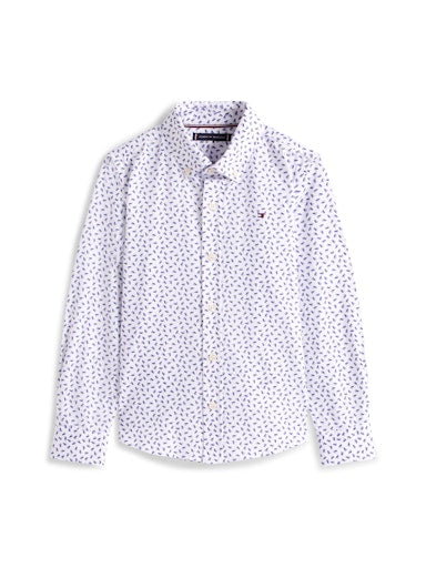 Hemden lange mouw wit Tommy Hilfiger