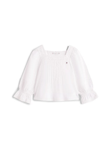 Blouses lange mouw wit Tommy Hilfiger