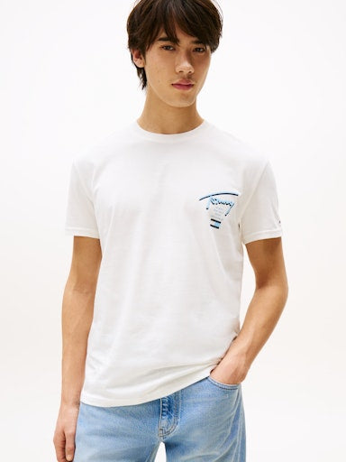 T-shirts korte mouw beige Tommy Jeans