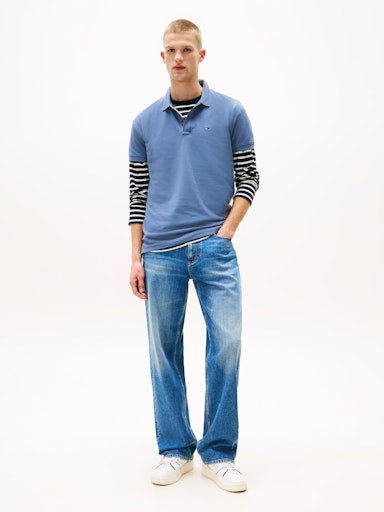 Polo's korte mouw blauw Tommy Jeans