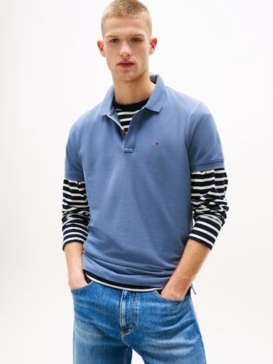 Polo's korte mouw blauw Tommy Jeans