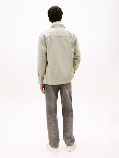 Hemden lange mouw groen Tommy Jeans