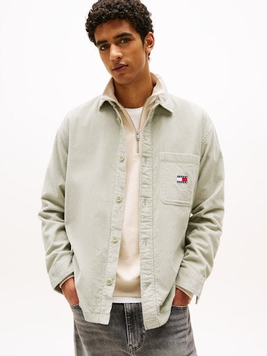 Hemden lange mouw groen Tommy Jeans