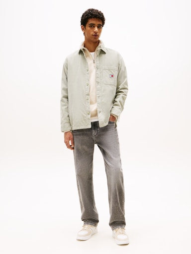 Hemden lange mouw groen Tommy Jeans