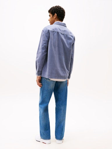 Hemden lange mouw blauw Tommy Jeans