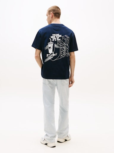 T-shirts korte mouw navy Tommy Jeans