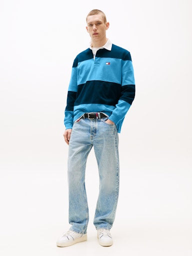Polo's lange mouw multicolor Tommy Jeans