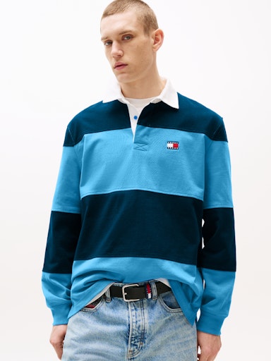 Polo's lange mouw multicolor Tommy Jeans