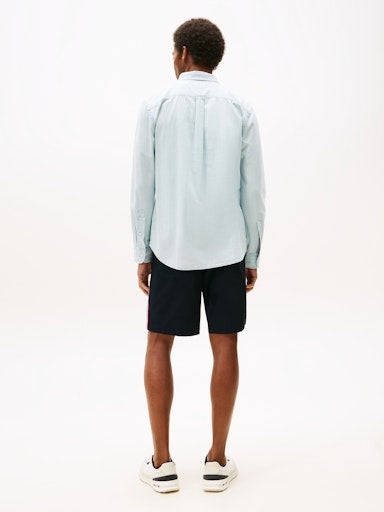 Hemden lange mouw blauw Tommy Hilfiger