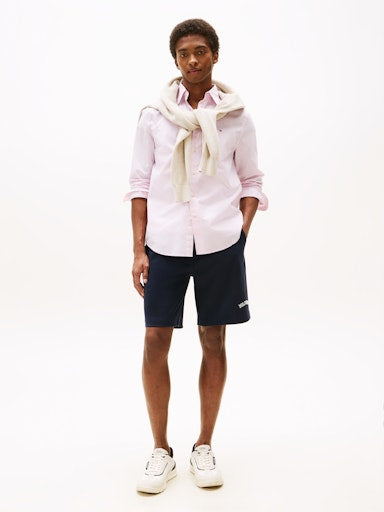 Hemden lange mouw roze Tommy Hilfiger