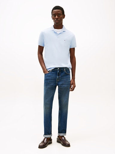 Polo's korte mouw blauw Tommy Hilfiger