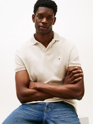 Polo's korte mouw beige Tommy Hilfiger