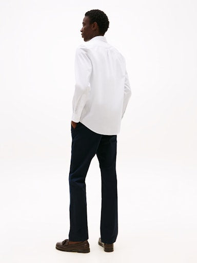 Hemden lange mouw wit Tommy Hilfiger