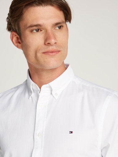 Hemden lange mouw wit Tommy Hilfiger